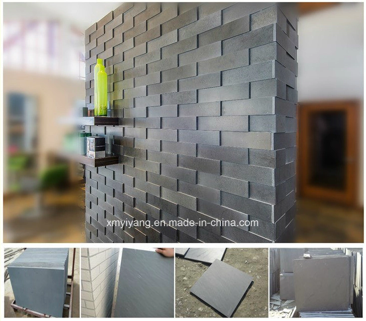 Natural Dark Grey/Black Honed/Polished/Bluestone/Andesite/Stone/Hainan/Mongolia/Granite Basalt for Coping/Kerbstone/Paver/Wall Tiles