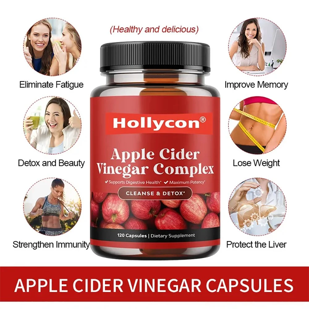 High quality/High cost performance Fat Burning Bomb Apple Cider Vinegar 1000mg Slimming Capsules