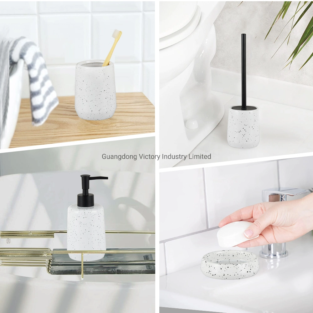 Nordic Refreshing Hotel Home Modern Designer Ceramic Bathroom Set Accessories