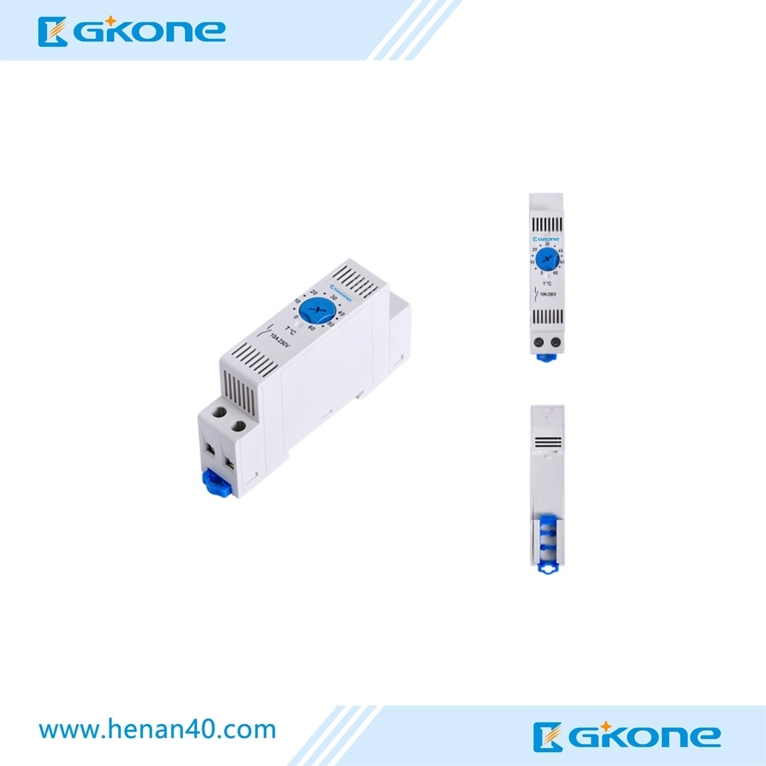 Contrôleur de température 8,88 mm*17,5 mm normalement fermé pour le chauffage du mini thermostat intelligent Pour le dégivrage de l'armoire