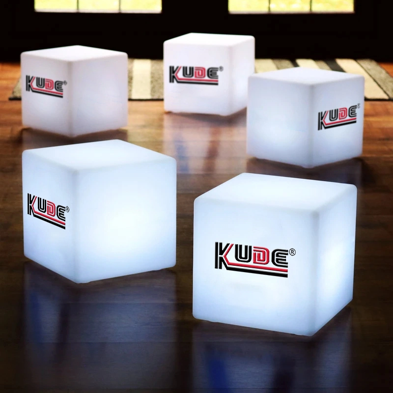 16 Farben Ändern Weihnachten Dekorative Lampe LED Licht Cube Print Logo