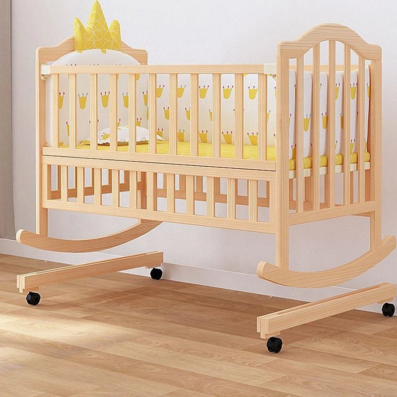 سرير حديث رخيص حديث ورخيص من الخشب الطبيعي للأطفال جديد ولد