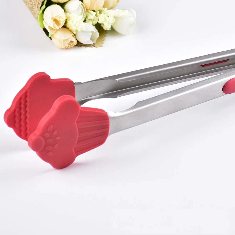 Salad Silicone Kitchen Cooking Serving Tongs