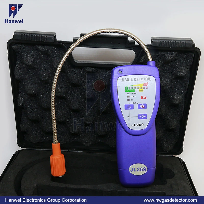 Semi-Conductor Sensor Handheld Hydrogen Gas Leak Detector with Rechargeable Battery Operated