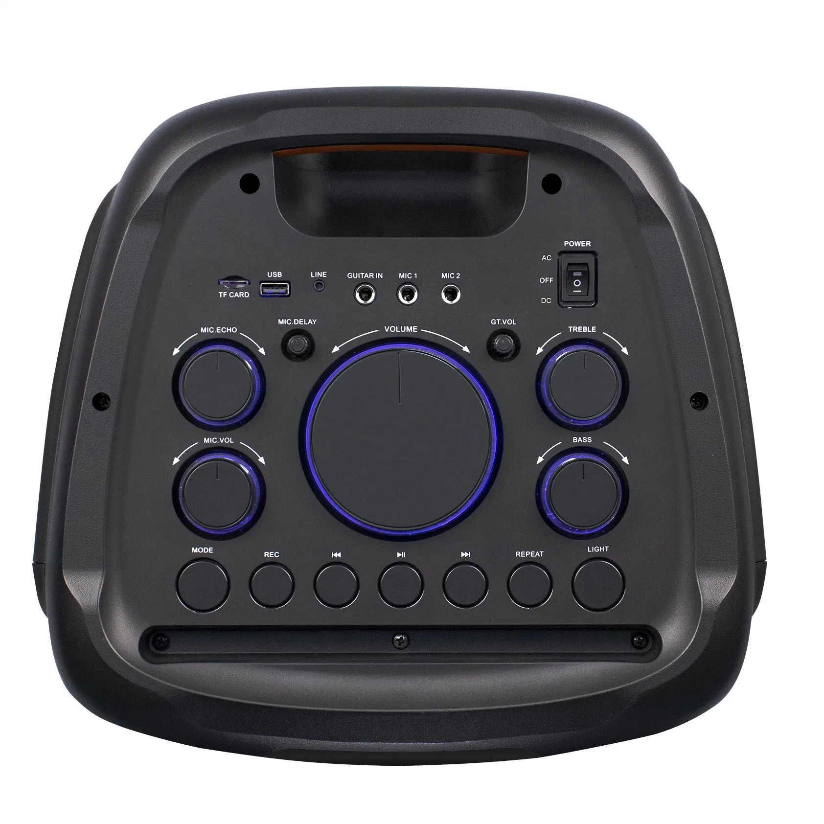 صندوق Pa DJ لاسلكي قابل لإعادة الشحن مكبر صوت Bluetooth متعدد الوسائط