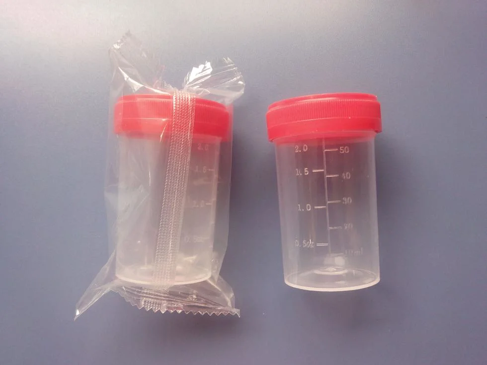 Disposable 120ml Urine Specimen Container, PP Material