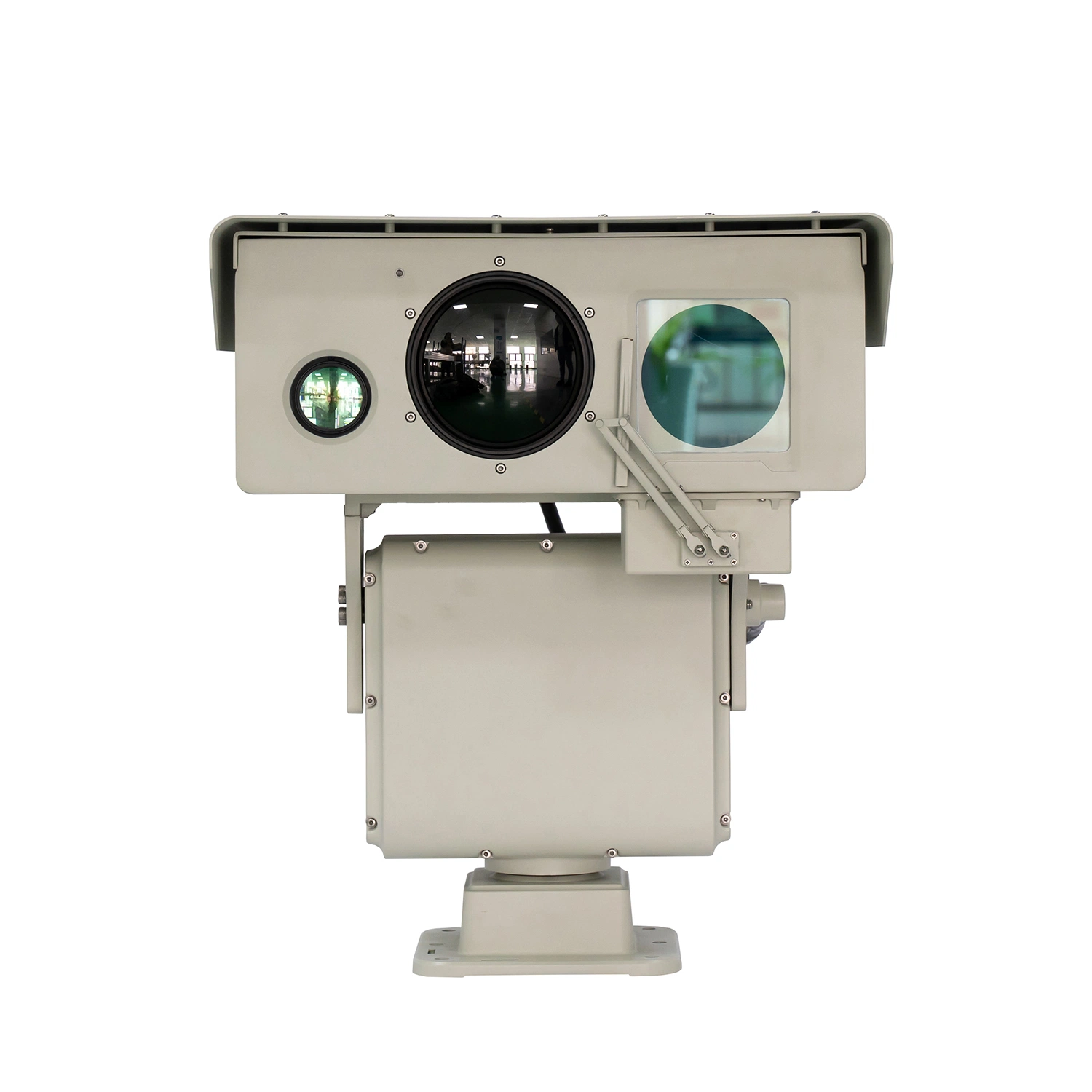 30-150mm Port Security Monitoring Visible Light Thermal Laser Camera