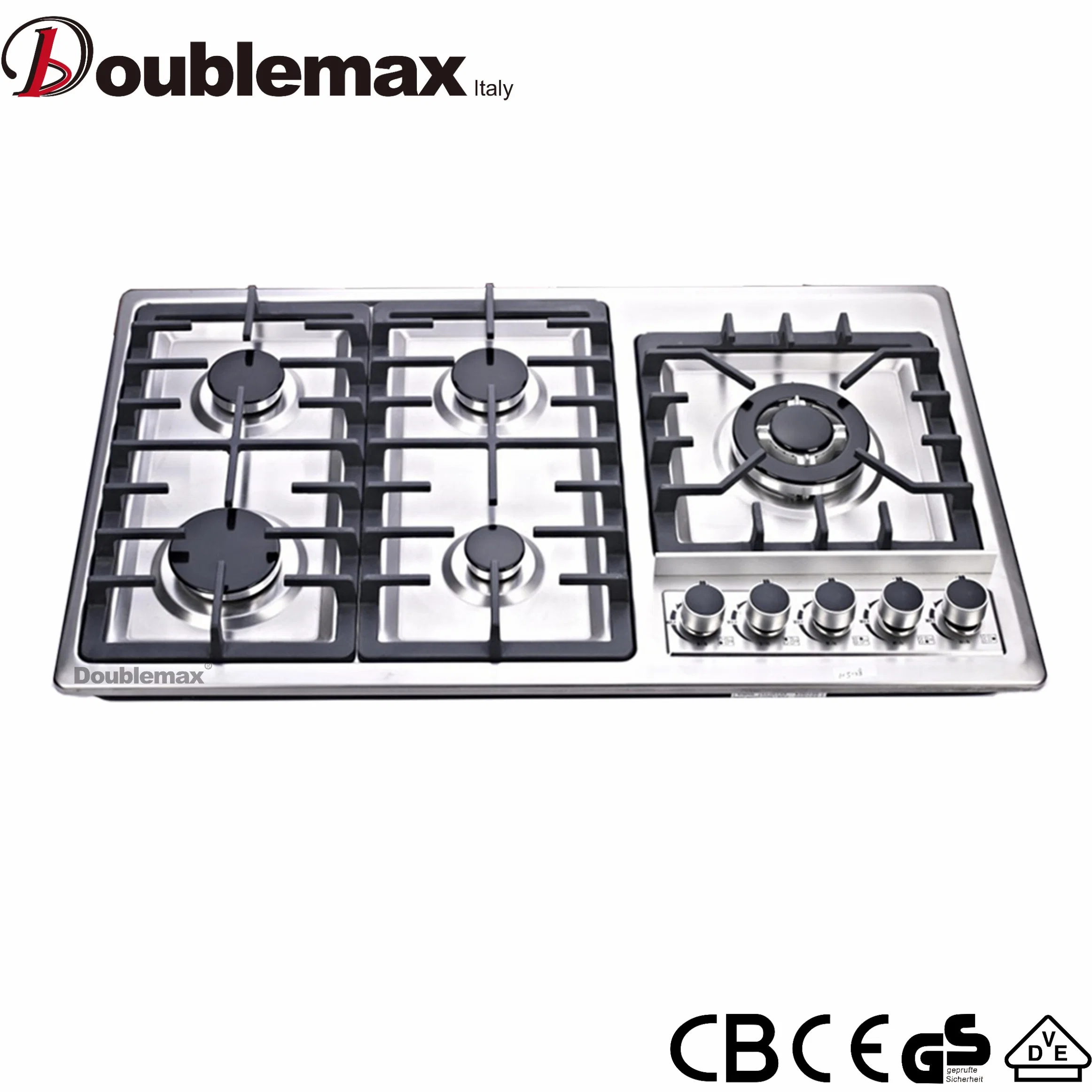 New 5 Burner Commercial Kitchen Stainless Steel Gas Stove