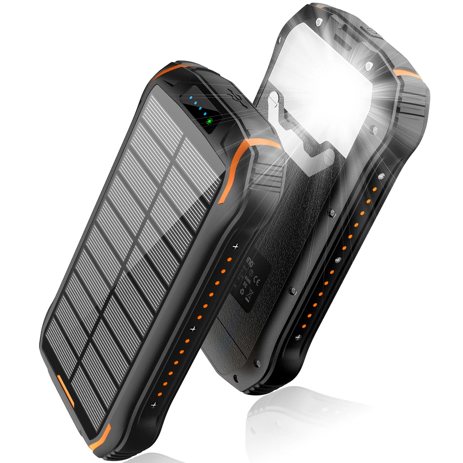 Amazon Hot Selling Solar Power Bank 26800mAh USB Charge