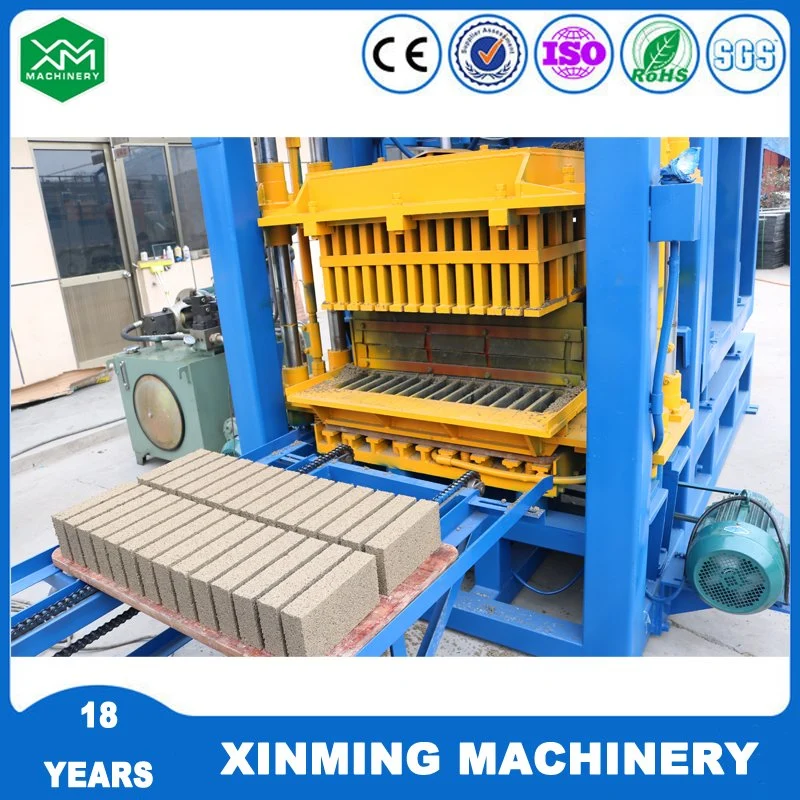 Full Automatic Qt4-15 Hydraulic Brick Machine Paving Block Making Machine