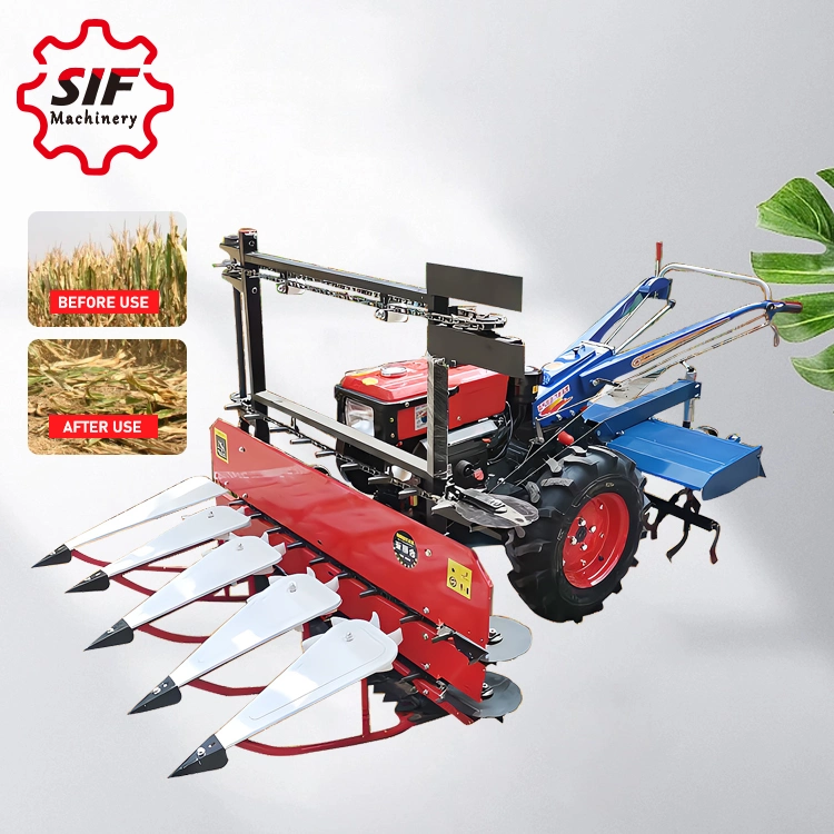 Sif Walking Corn Harvester Machine with Diesel Petrol Engine Harvesting Machine Silage Harvester Potato Harvester