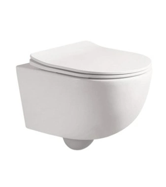 Chaozhou Sanitary Ware CE Certificate and Water Mark Wc Wall Hung Toilet White Color P Trap 180mm Australian Toilet