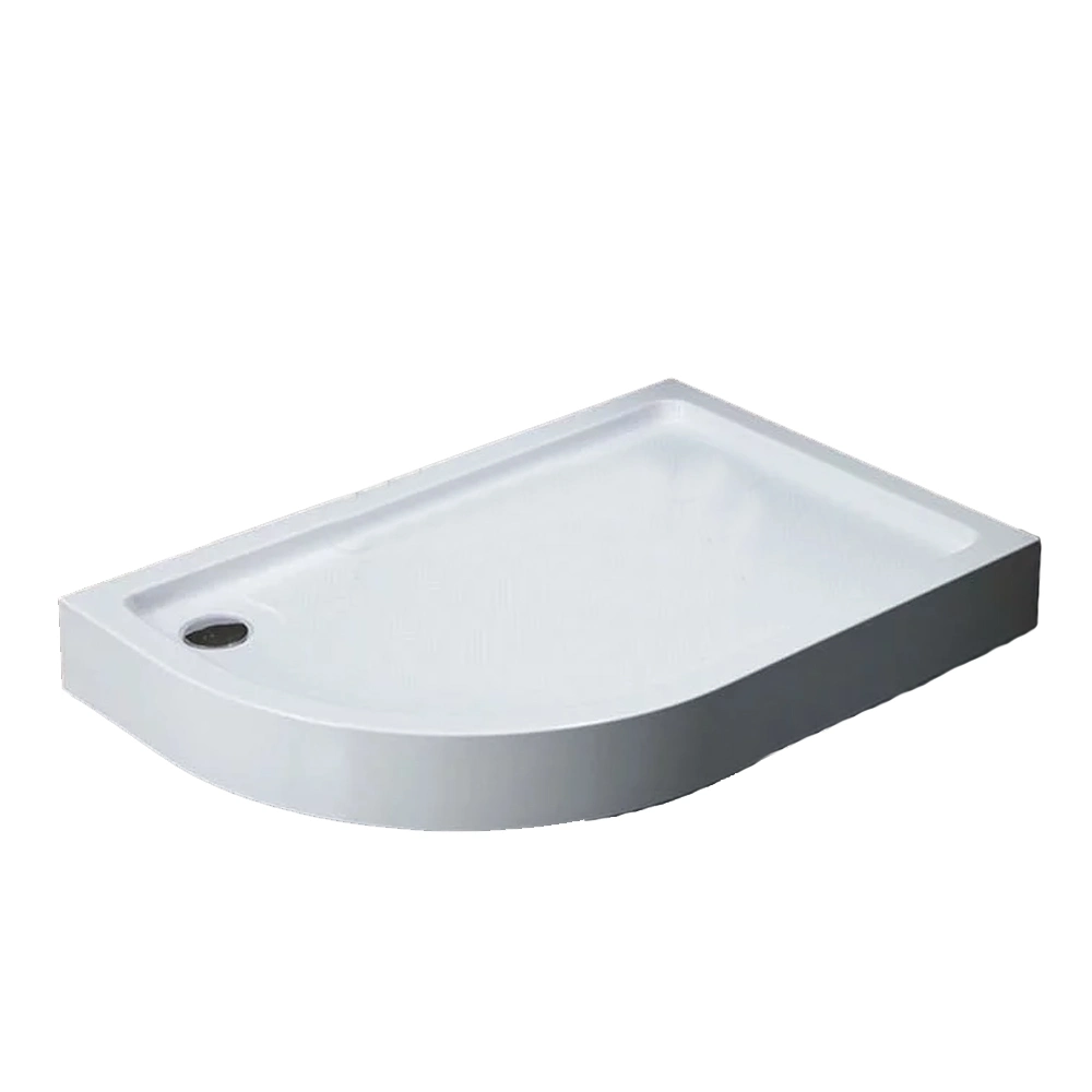 White Sector Acrylic Shower Tray in Size 800X800mm