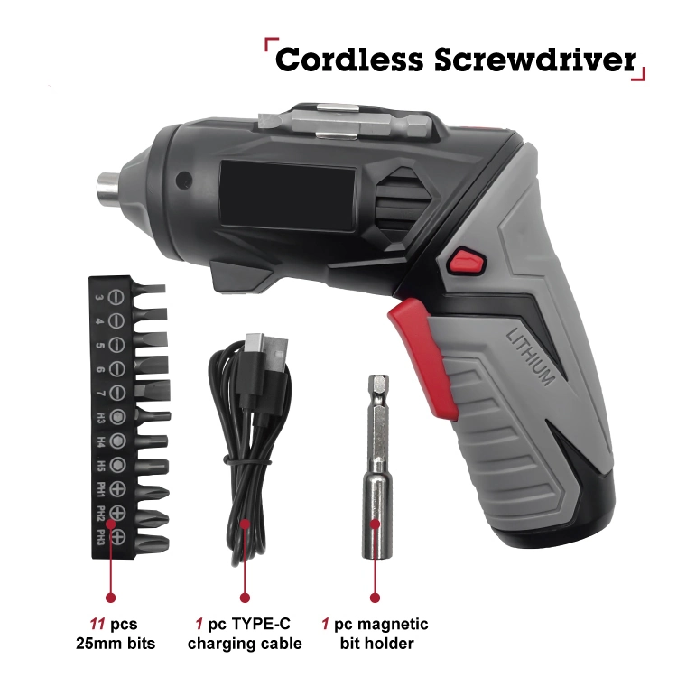 3.6V Hand Tools Cordless Power Electric Screwdriver Battery-Powered Electric Screwdriver