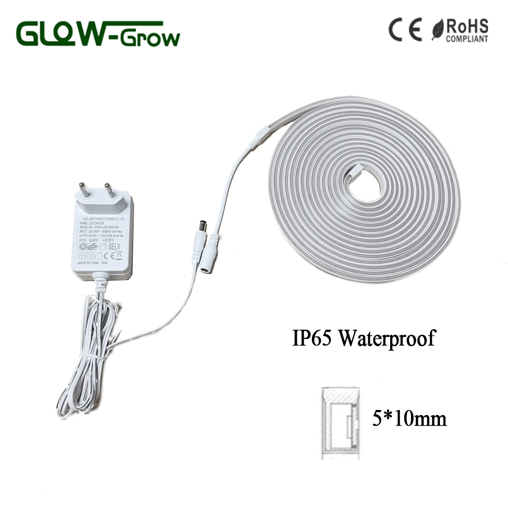 Warm White Mini Size 24V IP65 Waterproof IP65 LED Linear Neon Flex for Interior Residential Lighting Decoration