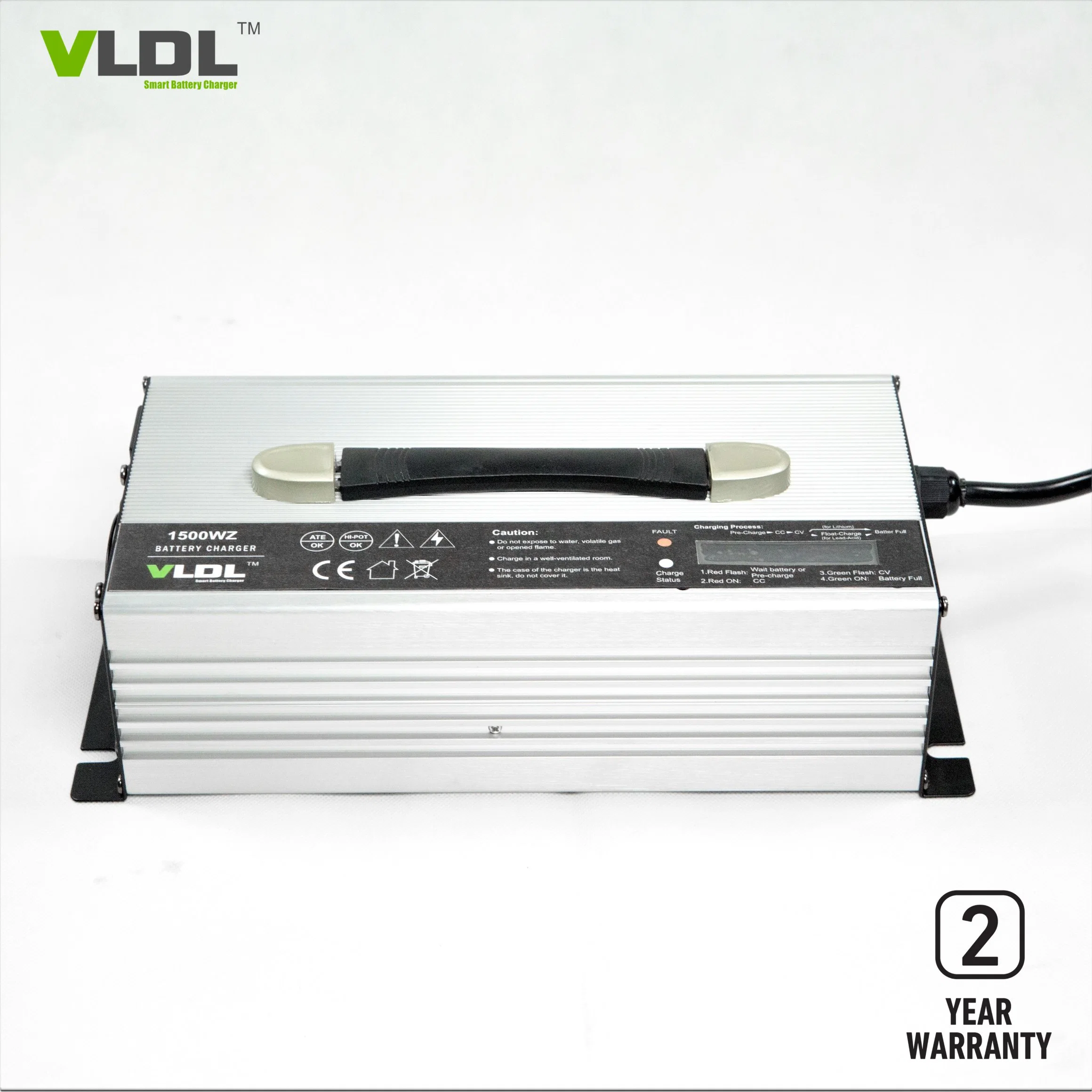 36V 30A Automatic Battery Charger, Designed for Lead-Acid Battery, 1500W Output Power