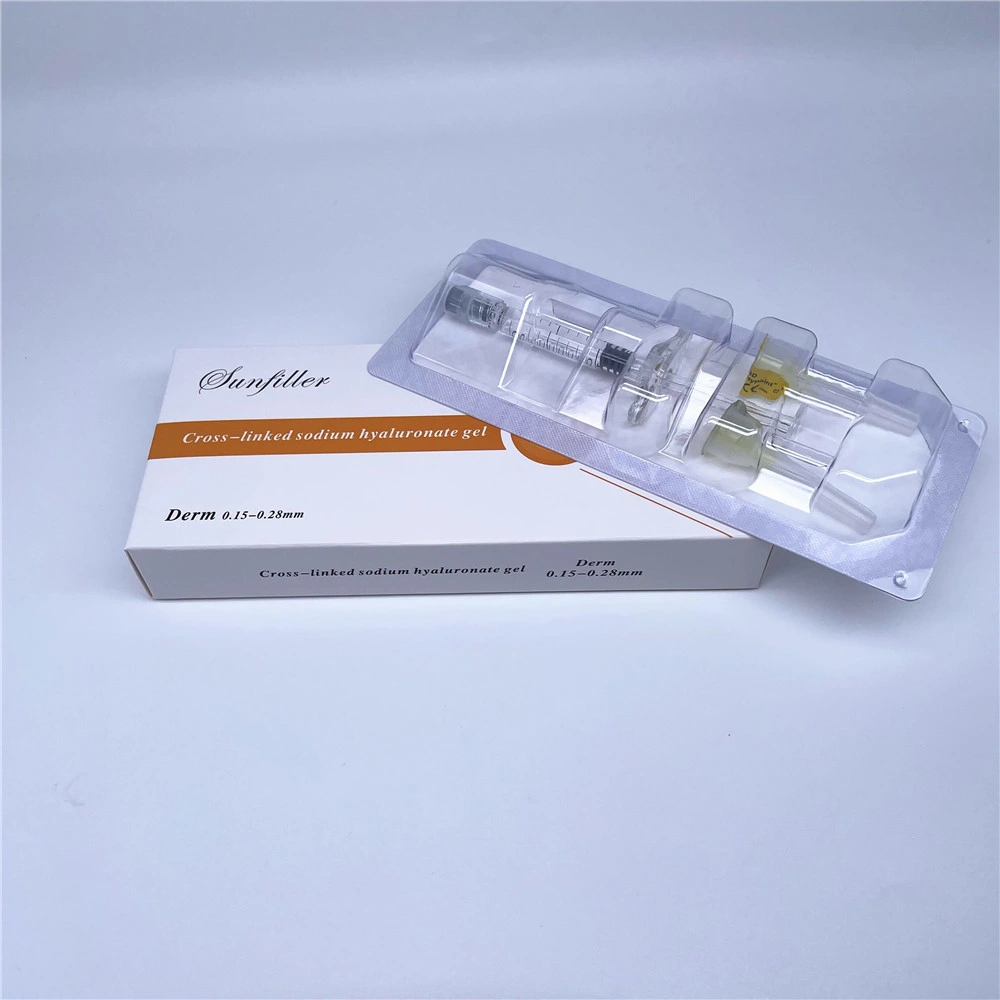 2ml Hyaluronic Acid Sunfiller Injectable Dermal Filler for Lip Fullness