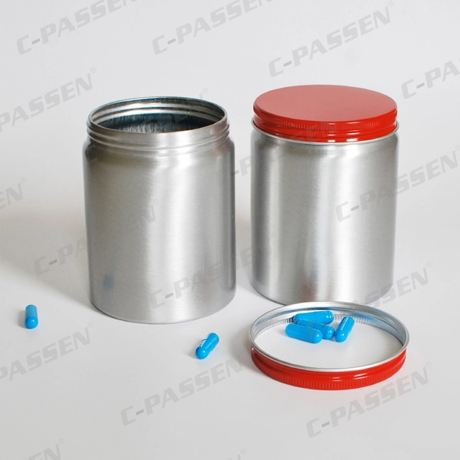 400ml Aluminum Jar for Pharmaceutical Pill Packaging (PPC-AC-036)