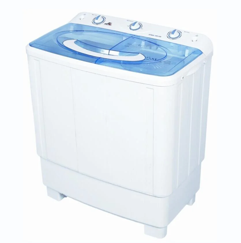 Pega da curva de 7kg Twin-Tub máquina de lavar com tampa transparente