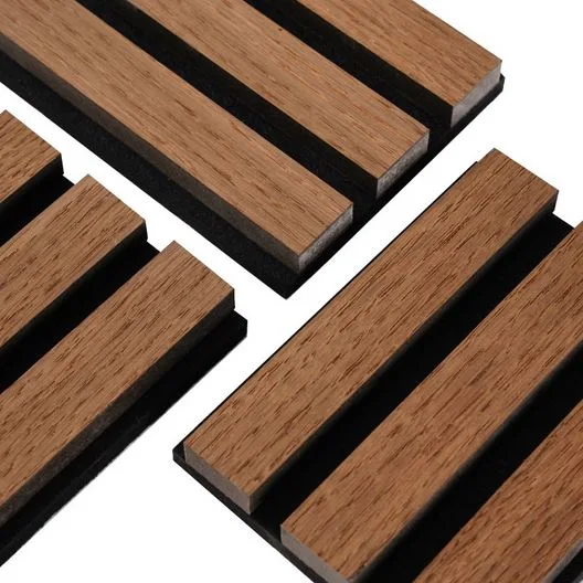 Panel de Madera acústica material decorativo de interior con la absorción de sonido