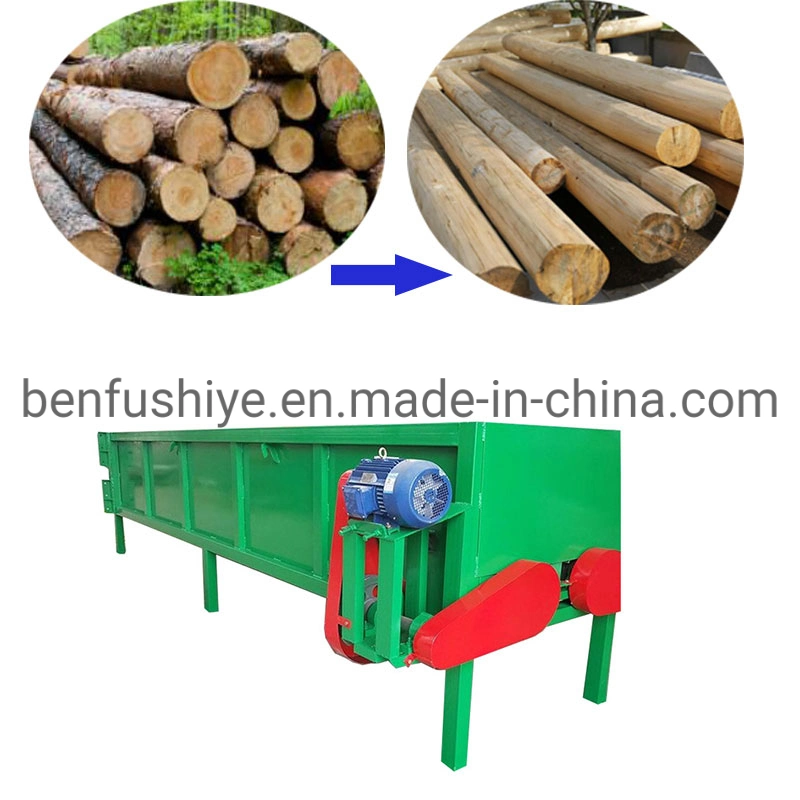 Woodworking Machinery Chipper Shredder Log Debarking Machine Wood Debarker Wood Peeling Machine