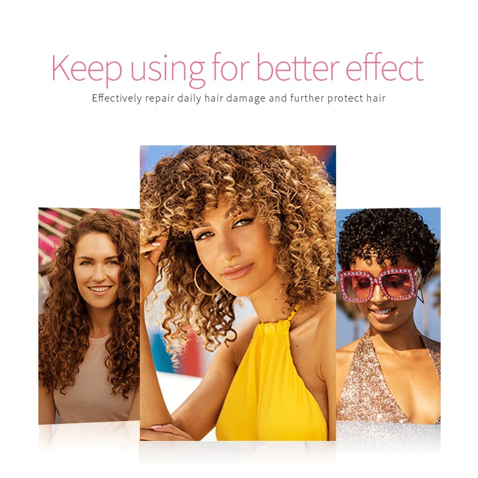 Anti frizz curling que define os potenciadores curly creme de cabelo para africano Cabelo encaracolado