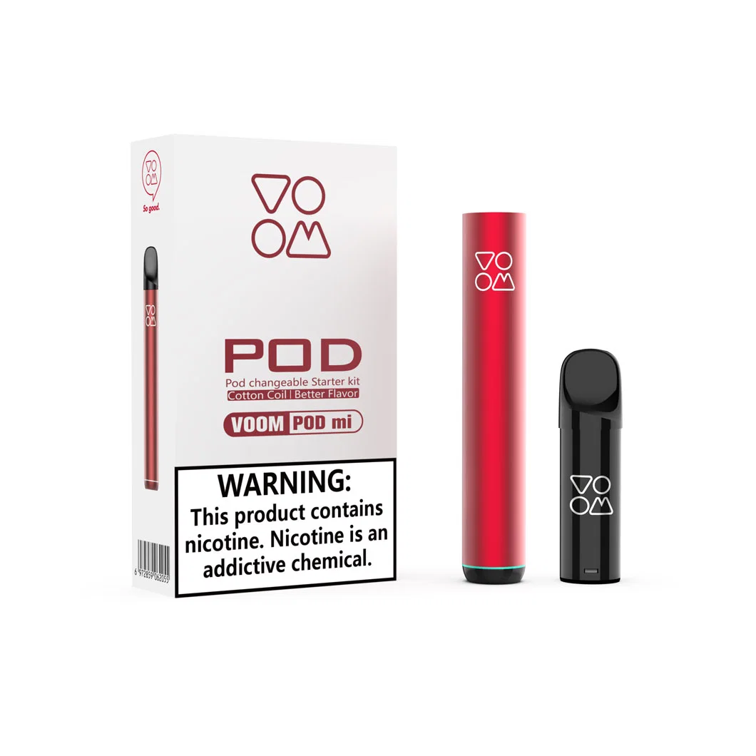 Voom Pod mi 800 Puff e-CIG Vaper cigarro nicotina livre Caneta do vaporizador