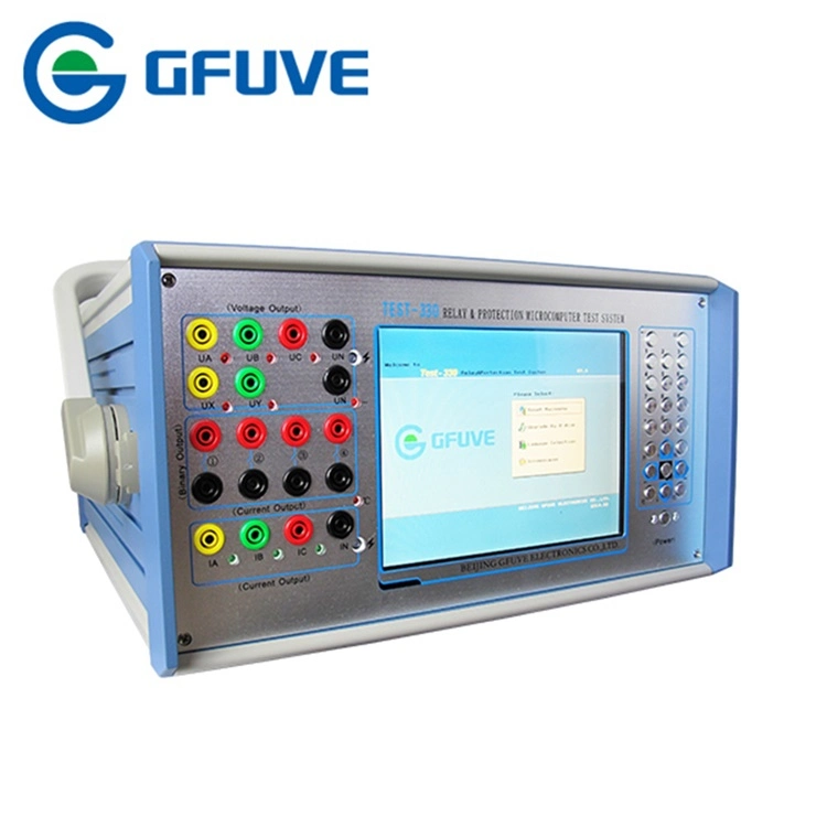 Gfuve trois phase Testeur d'injection de courant auxiliaire