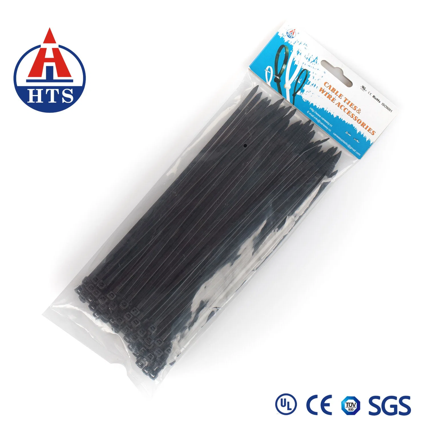 Self-Locking Plastic Nylon 66 Cable Tie with UL Certificate 4.8*200mm