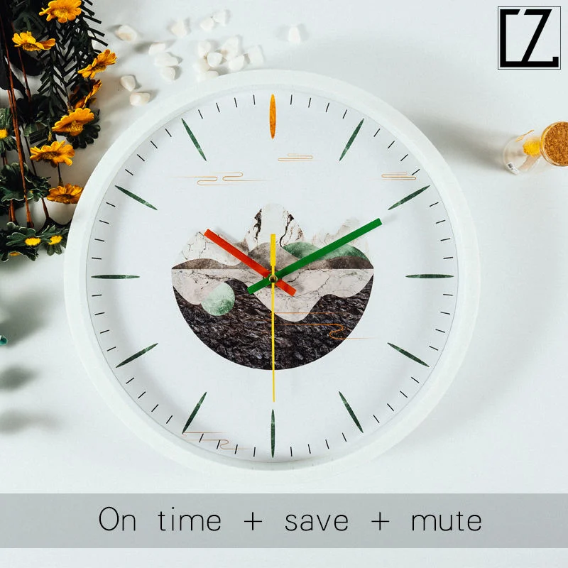 Reloj de Cuarzo plástico personalizado para pared Digital Diseño moderno Honme Decoración Reloj de pared