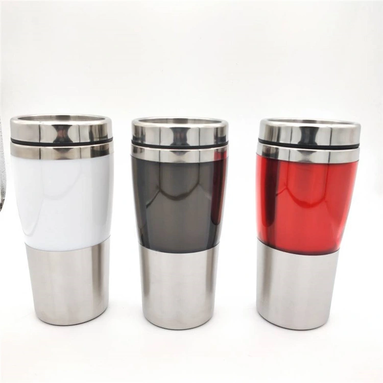 OEM à double paroi promotionnel Tasse de voyage en plastique en cadeau (SH-SC15)