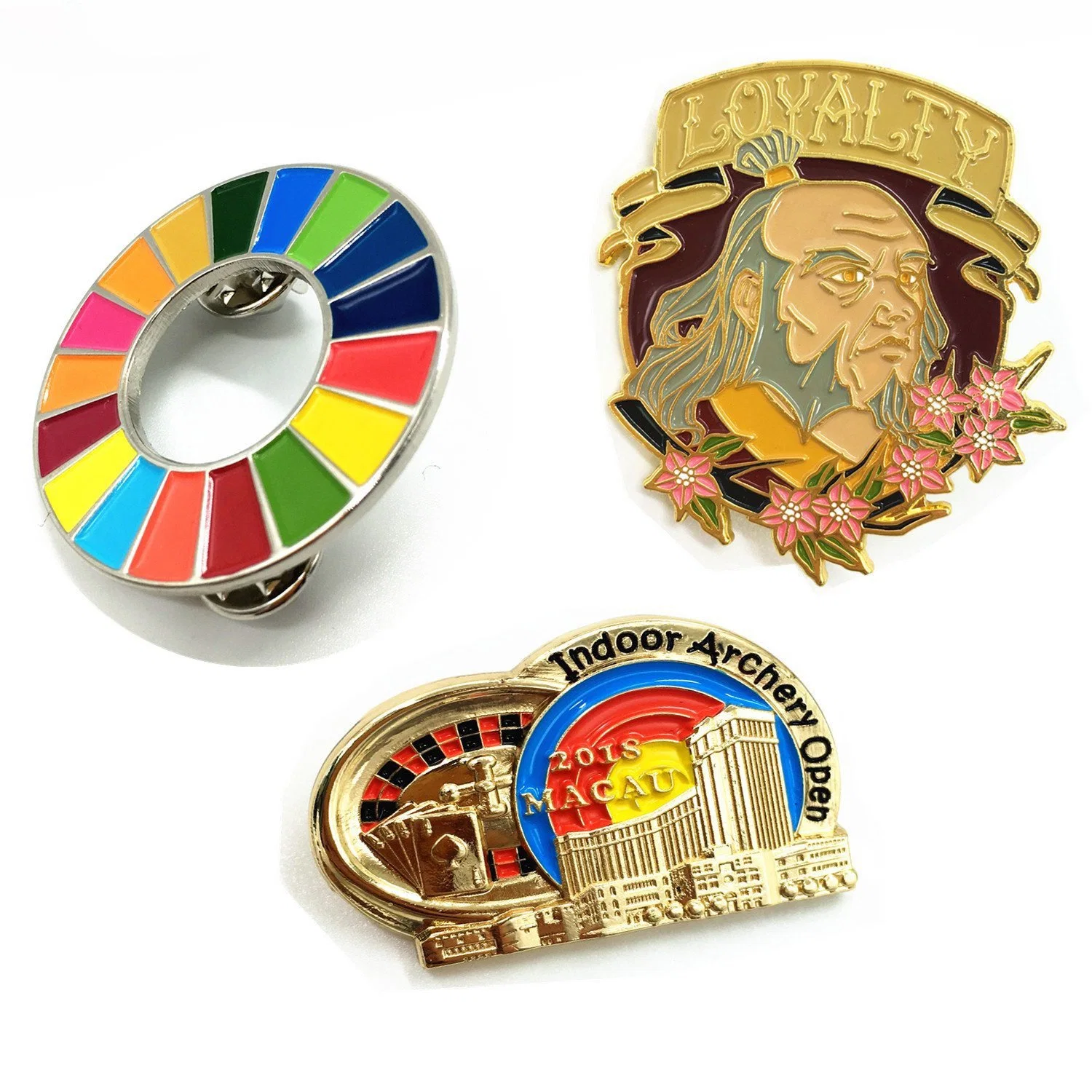 Wholesale/Supplier Custom Logo Cartoon Brooch Set Clothing Jacket Accessories DIY Metal Craft Gift Souvenir Enamel Lapel Pin Badge