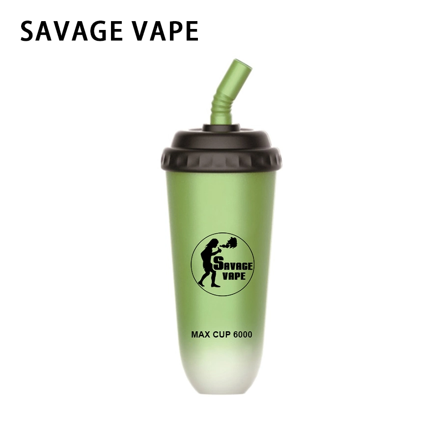 High Quality Disposable Tornado Max Cup 6000 7000 Pffs سجائر إلكترونية أصلية من نوع Vape Savage