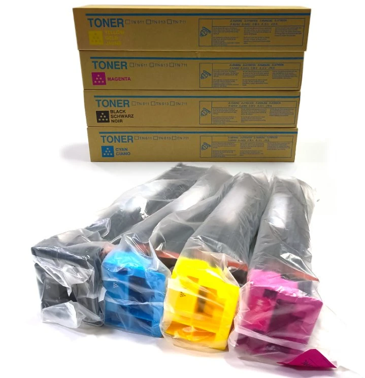 Compatible Toner Copier Cartridge Tn711 for Konica Minolta Bizhub C654 C754 Toner Powder