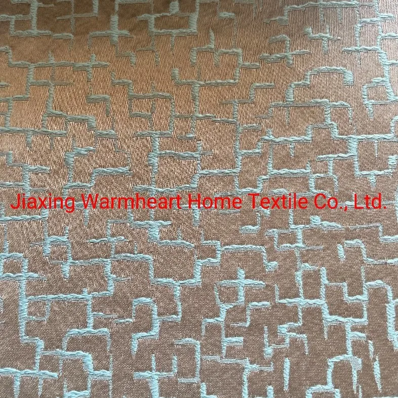 Estofados tecido de poliéster tecido Jacquard para decoração Cortina Sofá mobiliário Cadeira (JAC03)