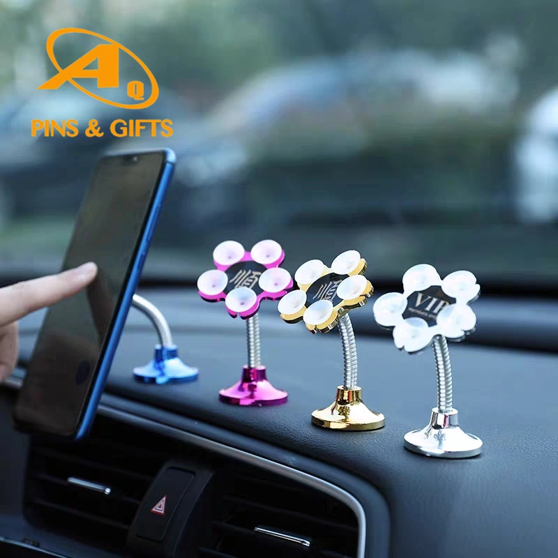 Coche fuerte Soporte magnético plegable Multi-ángulo rotación altura ajustable Móvil Soporte de teléfono imán universal de aire montaje de ventilación Teléfono móvil de coche Accesorios