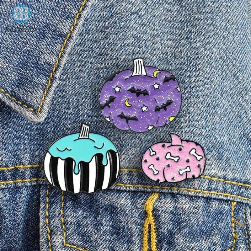 Popular Glitter Enamel Pins Cute