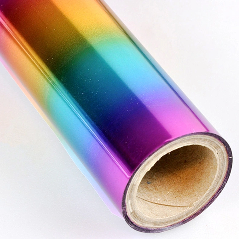 Polychrome Hot Stamping Foil (multi-color) Rainbow Foil for Paper