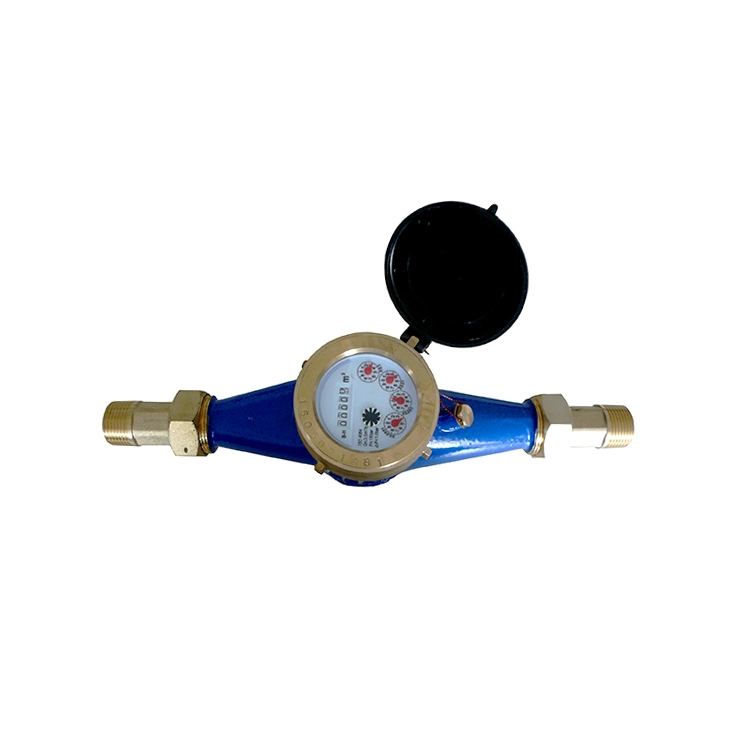 32mm Multi Jet Brass Body Vane Wheel Dry-Dial Residential Water Meter ISO 4064