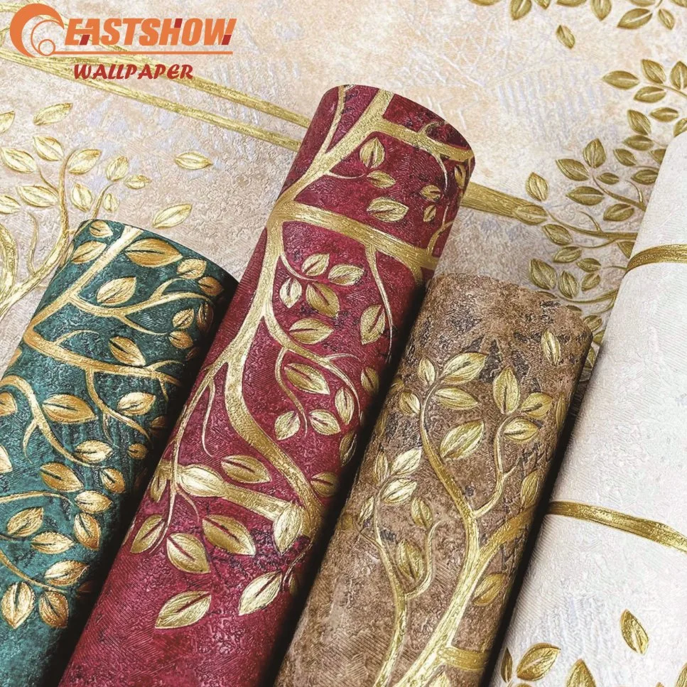 Wholesale/Supplier 3D Textured Damask Wallpaper for Interior Design