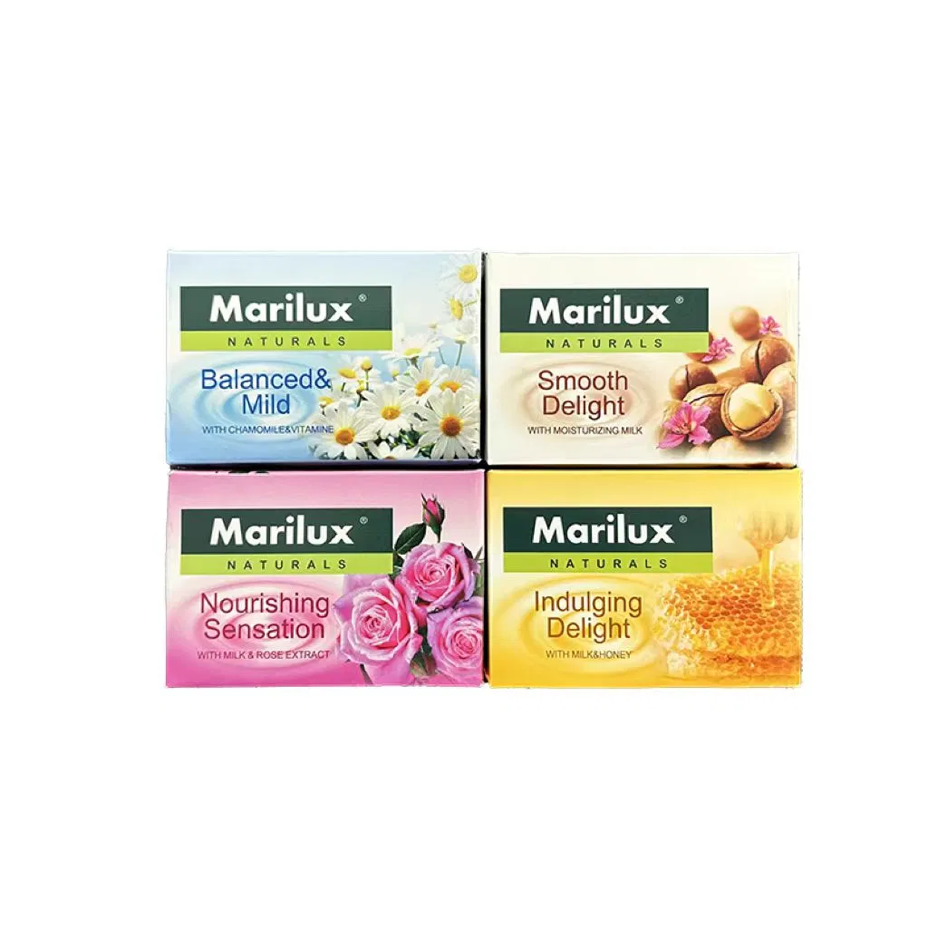 Marilux Soap Natural Beauty Bath Bar Soap for Women Man 80gr/100gr/125gr