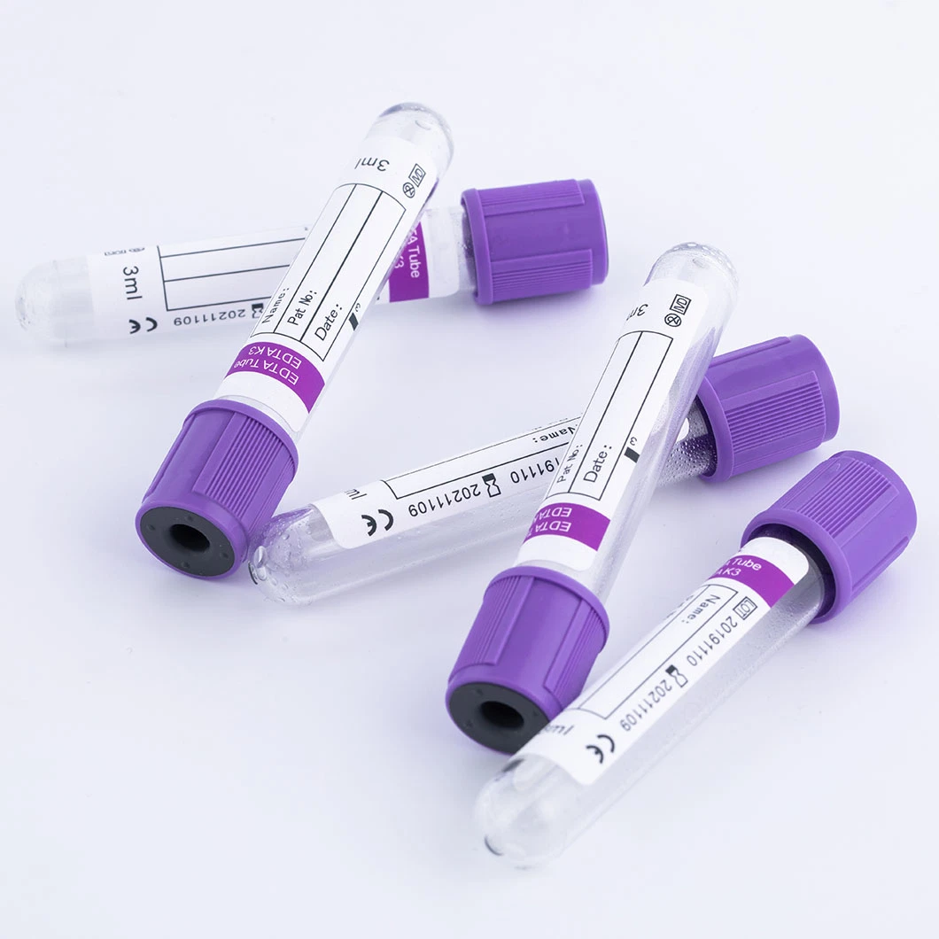CE ISO Collect Blood Vessels Disposable Medical Vacuum Blood Collection Sst Tube
