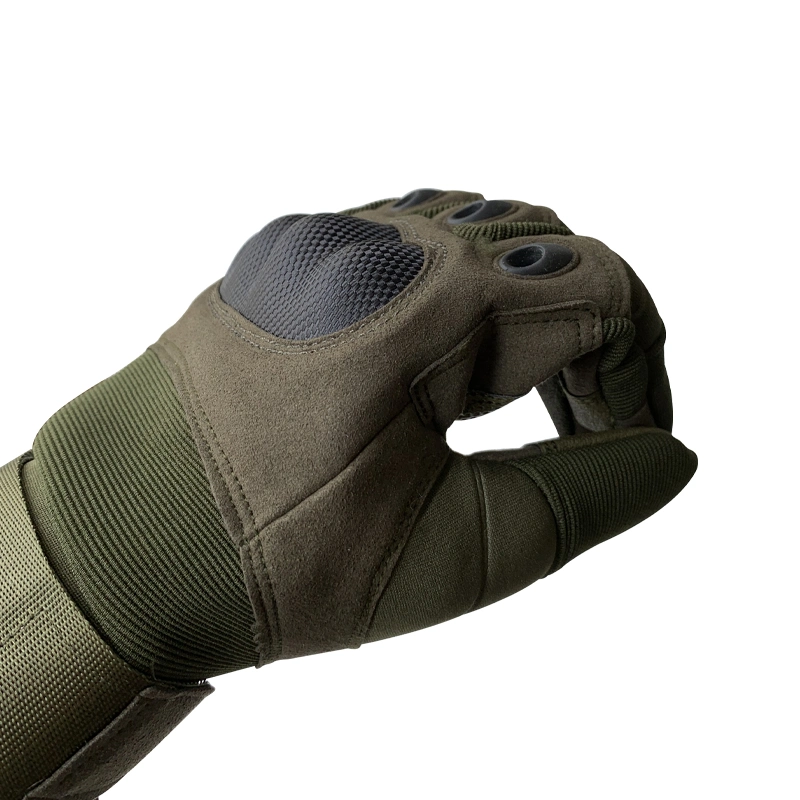 Screen Touch Leather Full Fingers Tactical Gloves for Military Army