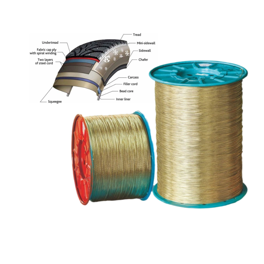 China Made Brass Plated Steel Cords for The Tyre Manufacturer