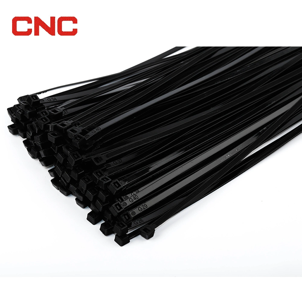 China Plastic Tie Lock Self-Locking Nylon Electrical Cable Ties