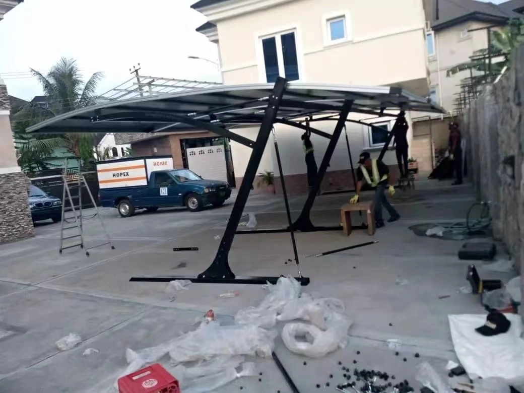 Water-Proof Material Carport for Double Car