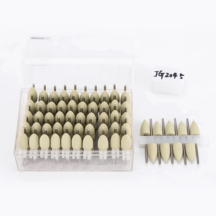 Pulidor de silicona dental de alta calidad Burs Pulidor acrílico abrasivo dental Materiales