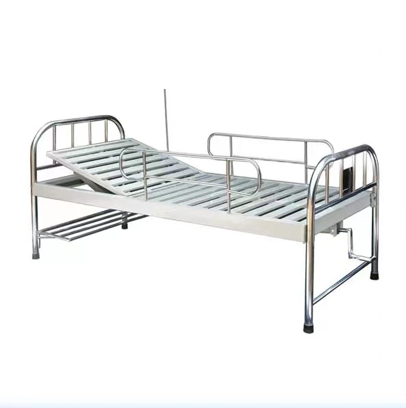 FDA Approved Folded Brother Medical 2 Crank Hospital Beds Nursing Bed