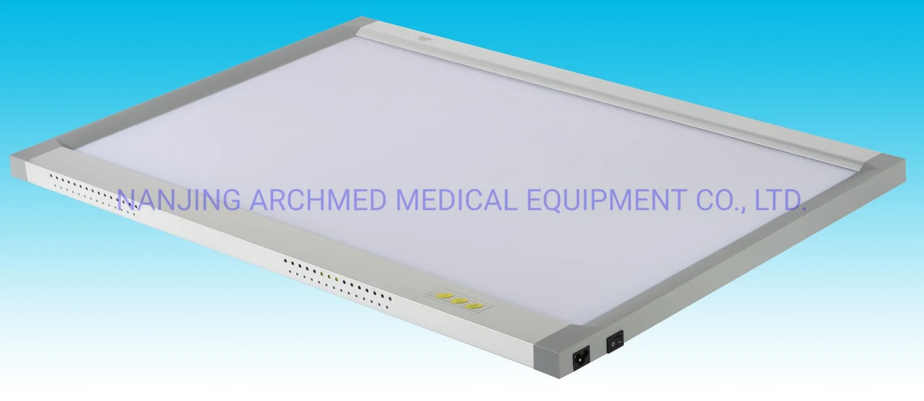 Equipo médico 2,5cm Super-Thin LED X-ray Film Illuminator con Doble Panel