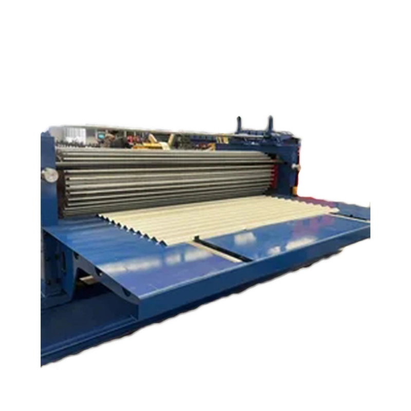 Philippines Indonesia Easy Operate Metal Thin Steel Plate Barrel Horizontal Corrugating Roofing Tile Rolling Machinery From Zk